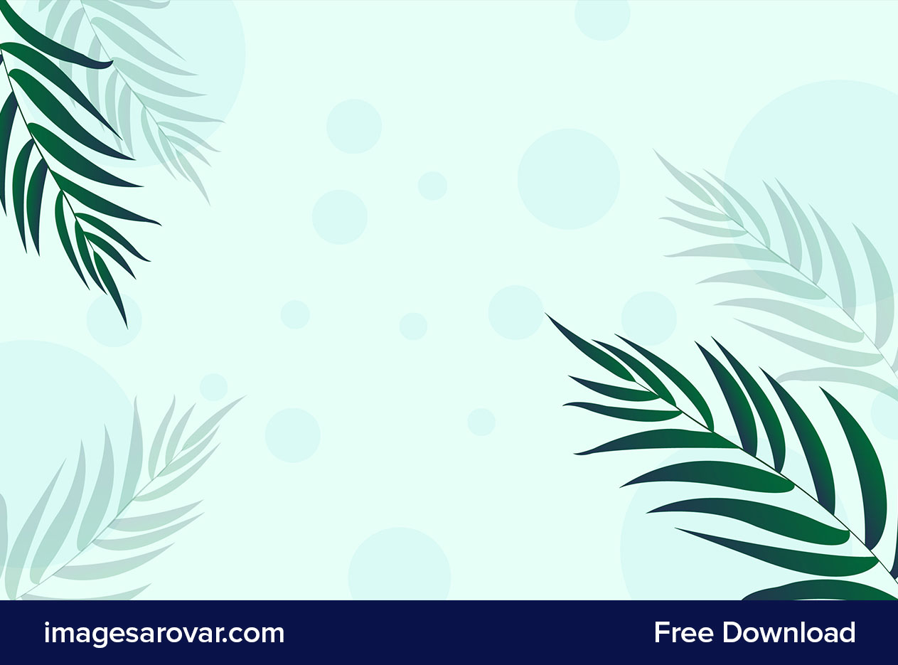 soft green leaves background vector image