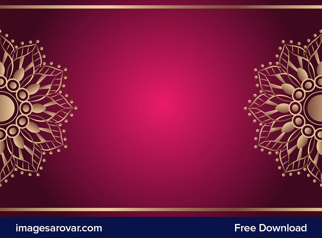 traditional background with decorative mandala design free download