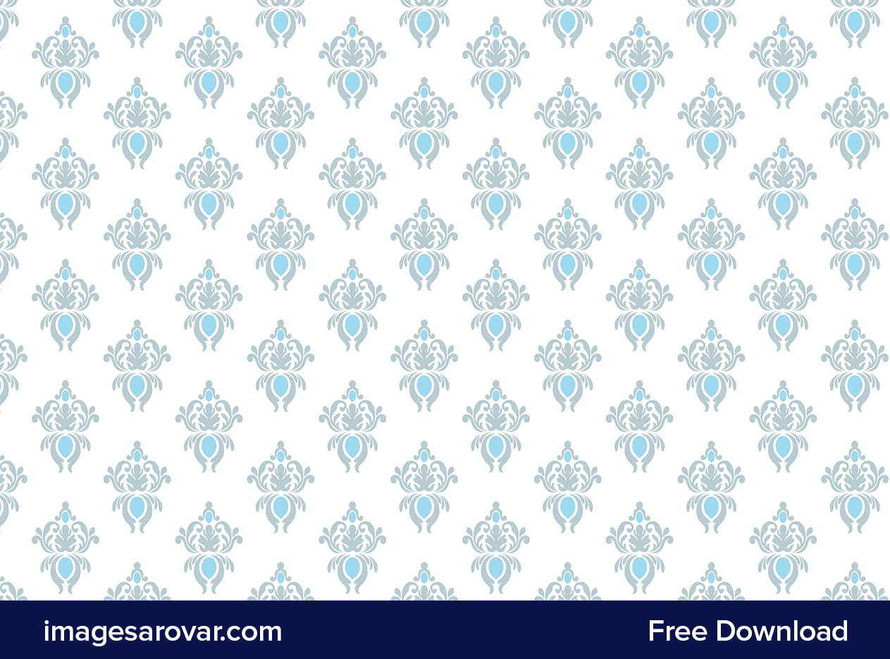 seamless traditional pattern on white background vector free download