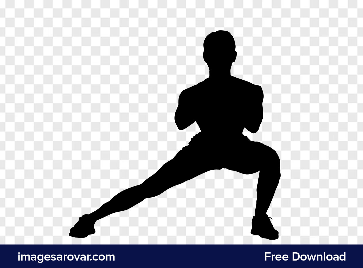 download physical exercise woman silhouette vector png image with transparent background