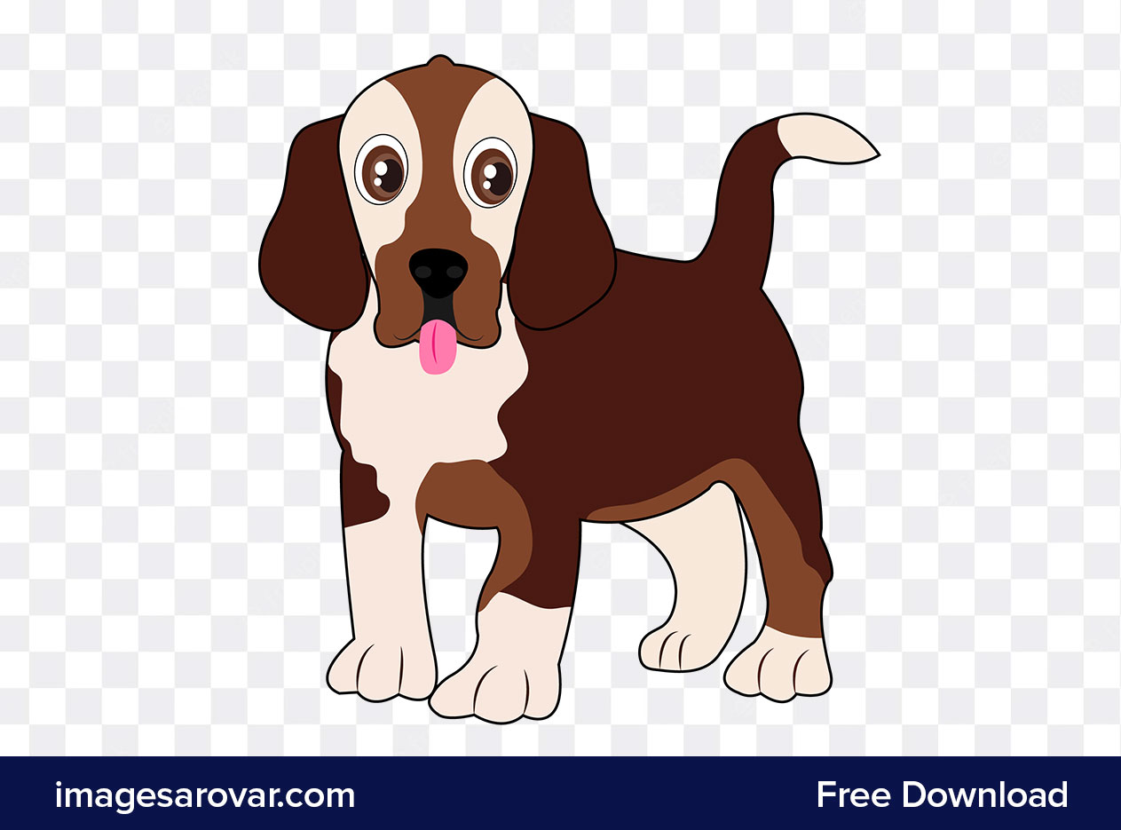 cute cartoon dog clipart png free download