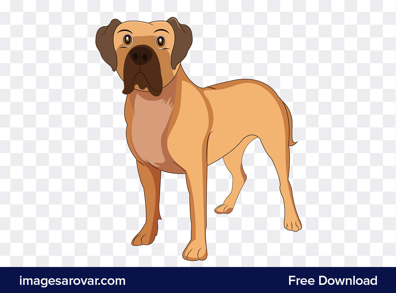 boxer dog clipart png vector free download