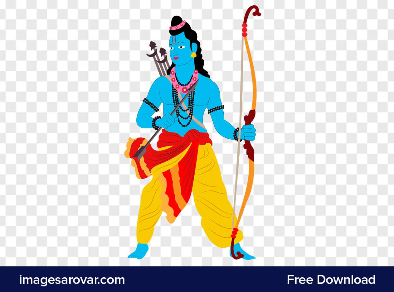 lord ram vector png transparent image free download