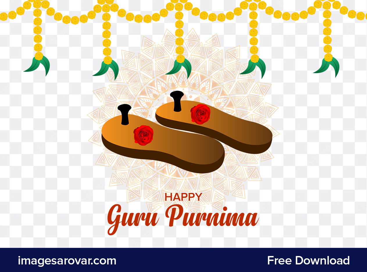 happy guru purnima vector png transparent image free download