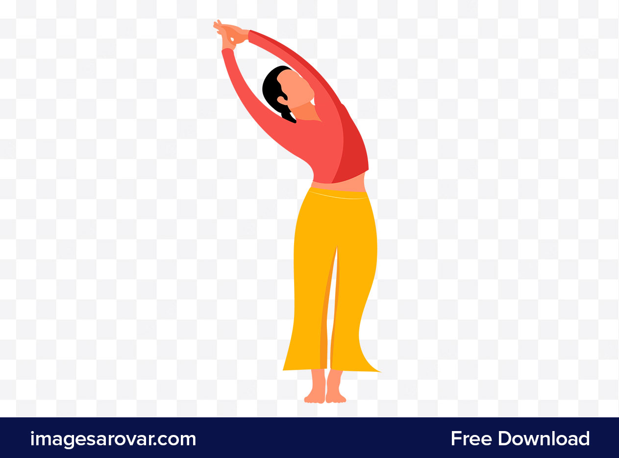 women performing yoga png vector illustration