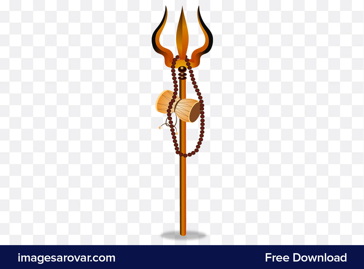 lord shiva trishul vector illustration png transparent background free download